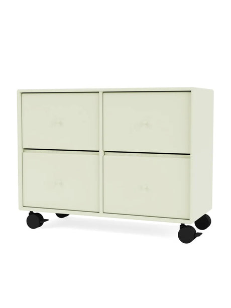 4124 kommode inkl. hjul fra Montana - Pomelo - Jacobsen Plus