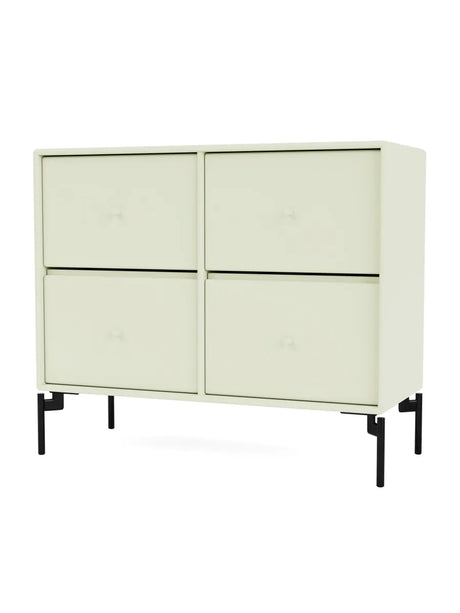 4124 kommode inkl. ben fra Montana - Pomelo / Black - Jacobsen Plus