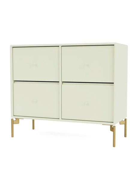 4124 kommode inkl. ben fra Montana - Pomelo / Messing - Jacobsen Plus