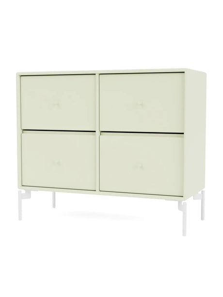 4124 kommode inkl. ben fra Montana - Pomelo / Snow - Jacobsen Plus