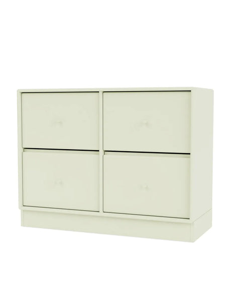 4124 kommode inkl. sokkel fra Montana - Pomelo / Sokkel 7 cm - Jacobsen Plus