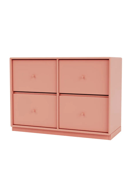 4124 kommode inkl. sokkel fra Montana - Rhubarb / Sokkel 3 cm - Jacobsen Plus