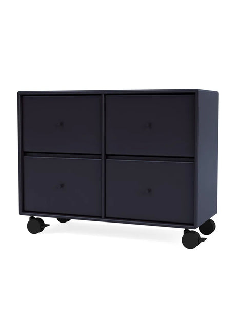 4124 kommode inkl. hjul fra Montana - Shadow - Jacobsen Plus