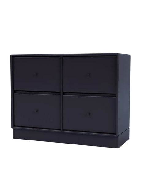 4124 kommode inkl. sokkel fra Montana - Shadow / Sokkel 7 cm - Jacobsen Plus