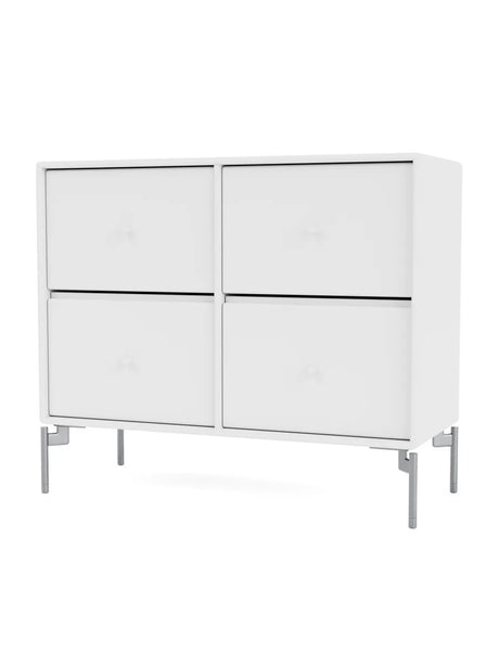4124 kommode inkl. ben fra Montana - Snow / Krom - Jacobsen Plus