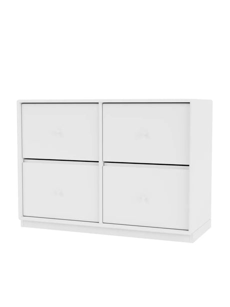 4124 kommode inkl. sokkel fra Montana - Snow / Sokkel 3 cm - Jacobsen Plus