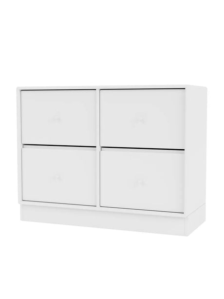 4124 kommode inkl. sokkel fra Montana - Snow / Sokkel 7 cm - Jacobsen Plus