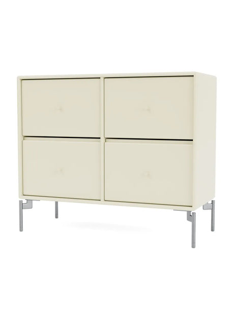 4124 kommode inkl. ben fra Montana - Vanilla / Krom - Jacobsen Plus