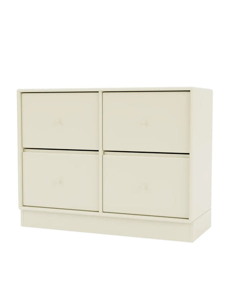 4124 kommode inkl. sokkel fra Montana - Vanilla / Sokkel 7 cm - Jacobsen Plus