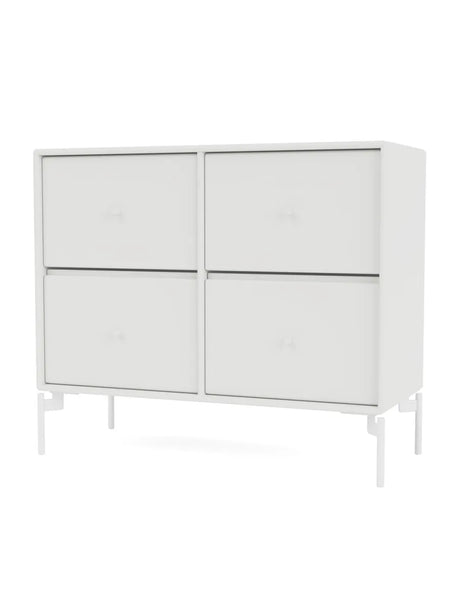 4124 kommode inkl. ben fra Montana - White / Snow - Jacobsen Plus