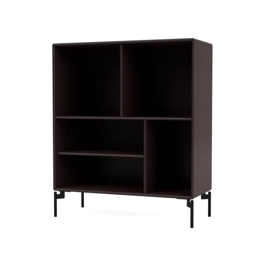 1619 reol, inkl. ben fra Montana - Balsamic / Inkl. ben - black - Jacobsen Plus