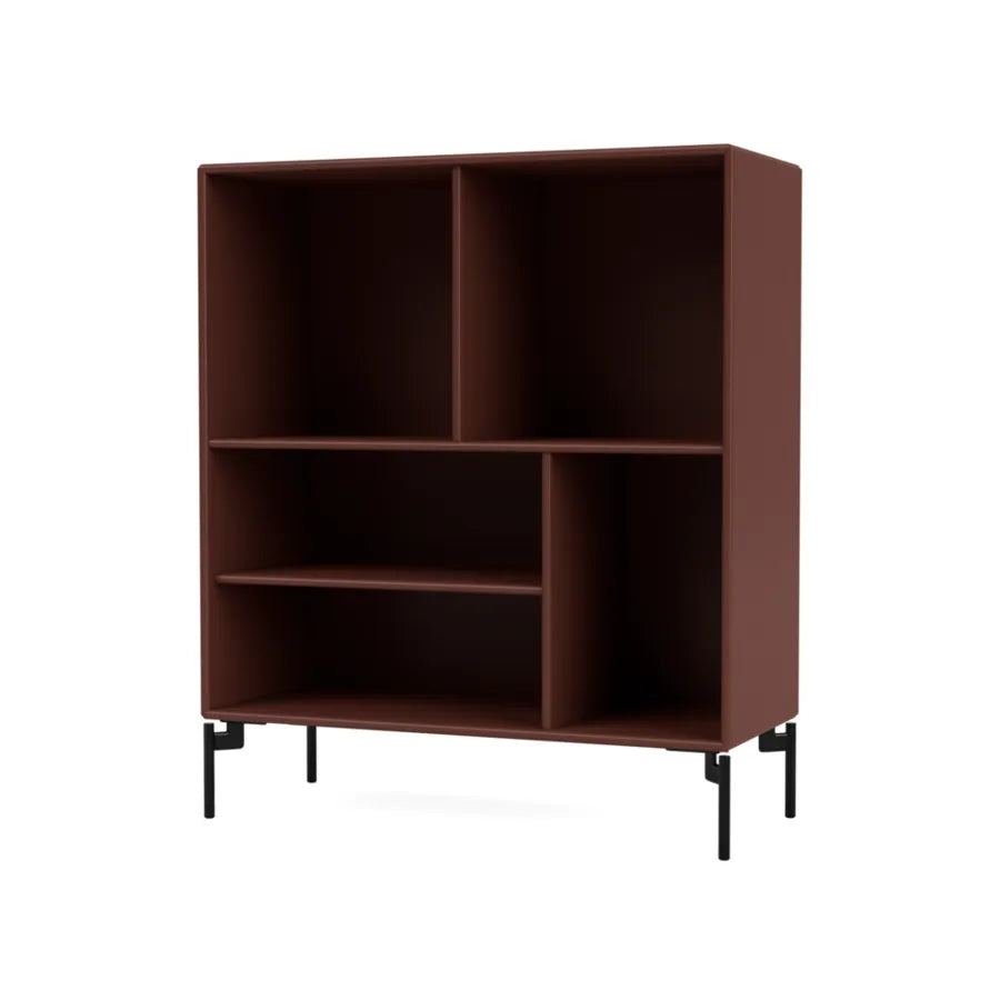 1619 reol, inkl. ben fra Montana - Masala / Inkl. ben - black - Jacobsen Plus