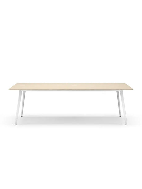 JW2410 bord fra Montana - Massivt eg / Snow (lakeret) - Jacobsen Plus