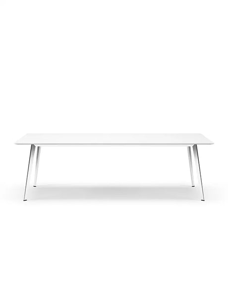 JW2410 bord fra Montana - Snow (Silk laminat) / Aluminium (poleret) - Jacobsen Plus