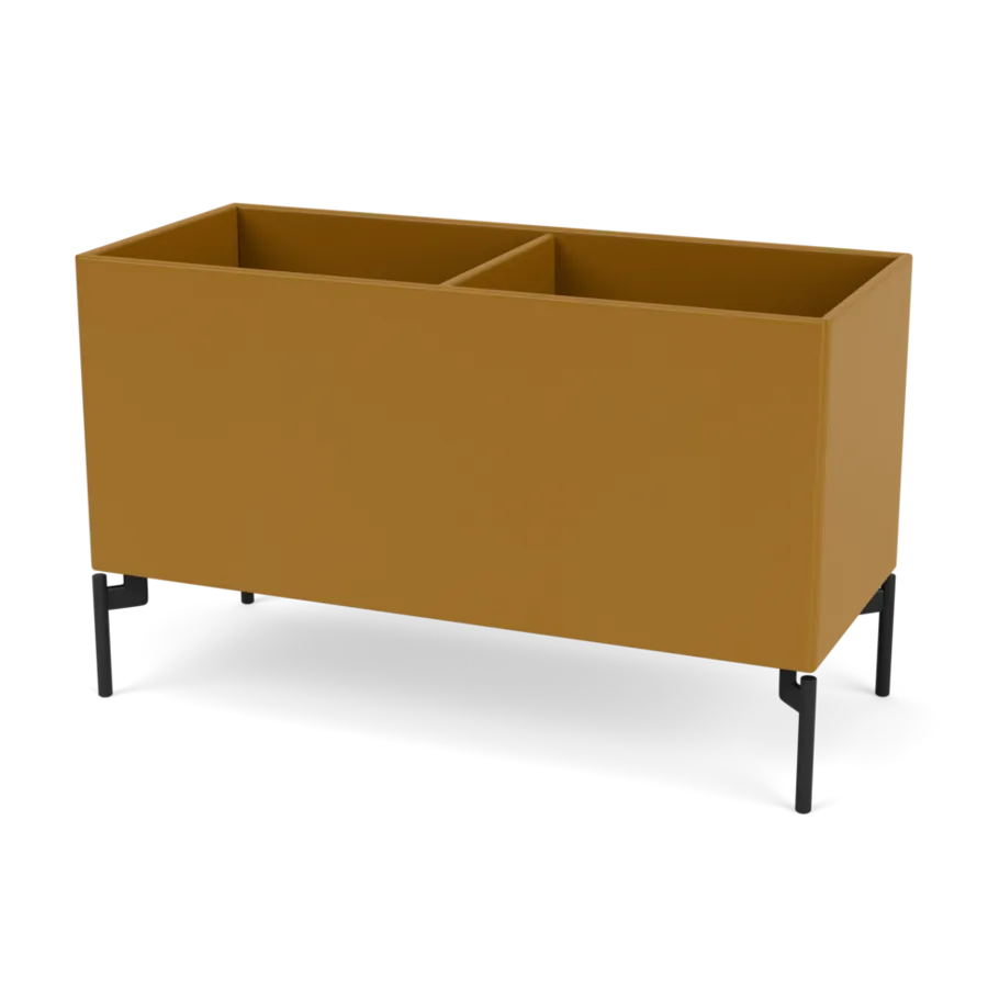 Plantekasse B69,6 cm D30, inkl. ben fra Montana - Amber / Black - Jacobsen Plus