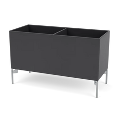 Plantekasse B69,6 cm D30, inkl. ben fra Montana