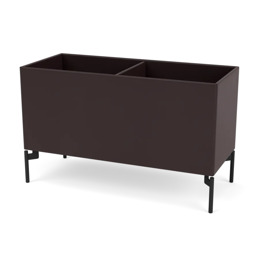 Plantekasse B69,6 cm D30, inkl. ben fra Montana - Balsamic / Black - Jacobsen Plus