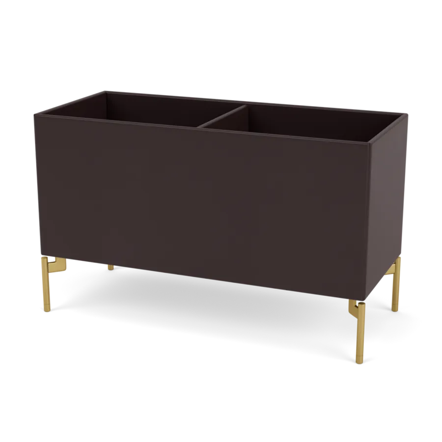 Plantekasse B69,6 cm D30, inkl. ben fra Montana - Balsamic / Messing - Jacobsen Plus
