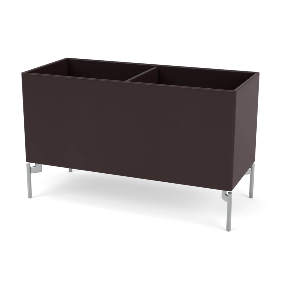 Plantekasse B69,6 cm D30, inkl. ben fra Montana - Balsamic / Krom - Jacobsen Plus