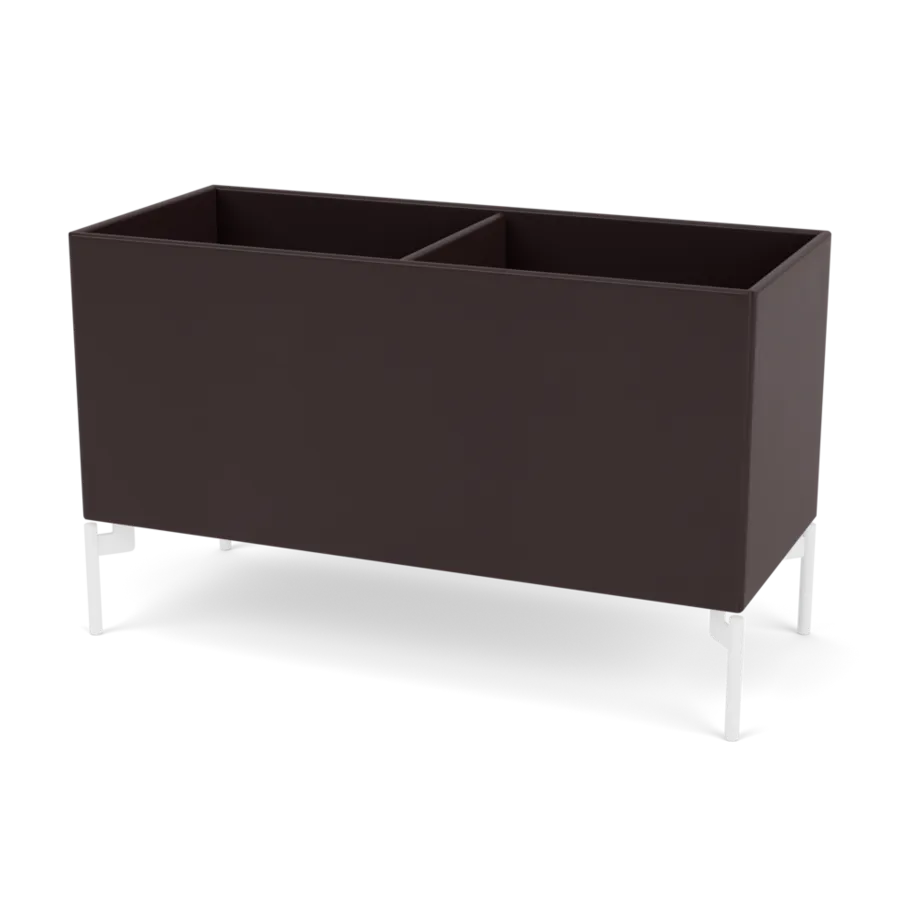 Plantekasse B69,6 cm D30, inkl. ben fra Montana - Balsamic / Snow - Jacobsen Plus