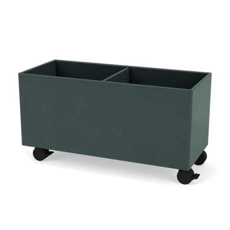 Plantekasse B69,6 cm, inkl. hjul fra Montana - Black Jade - Jacobsen Plus