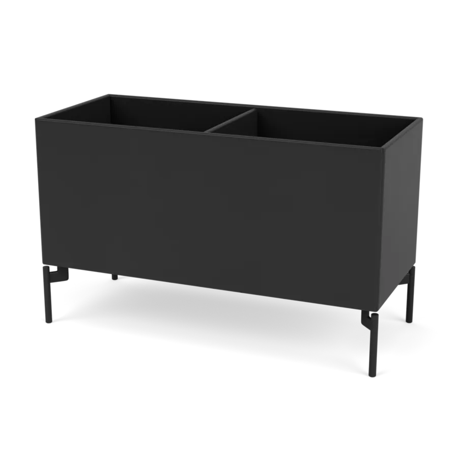 Plantekasse B69,6 cm D30, inkl. ben fra Montana - Black / Black - Jacobsen Plus