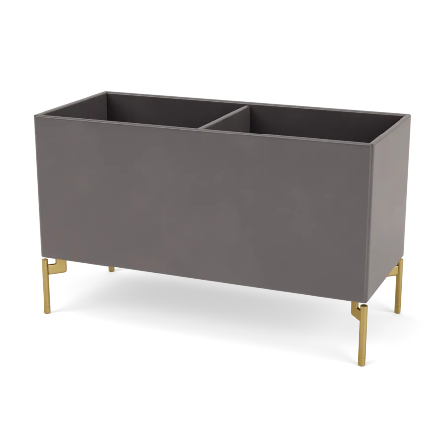 Plantekasse B69,6 cm D30, inkl. ben fra Montana - Coffee / Messing - Jacobsen Plus