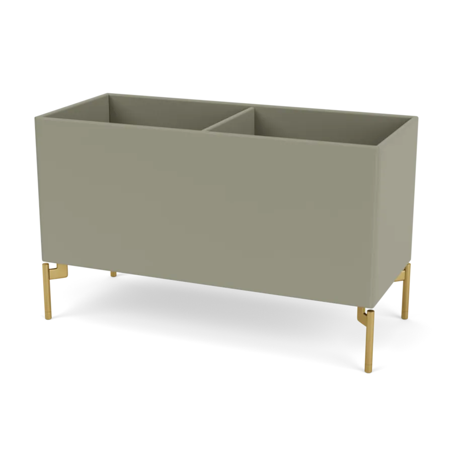 Plantekasse B69,6 cm D30, inkl. ben fra Montana - Fennel / Messing - Jacobsen Plus