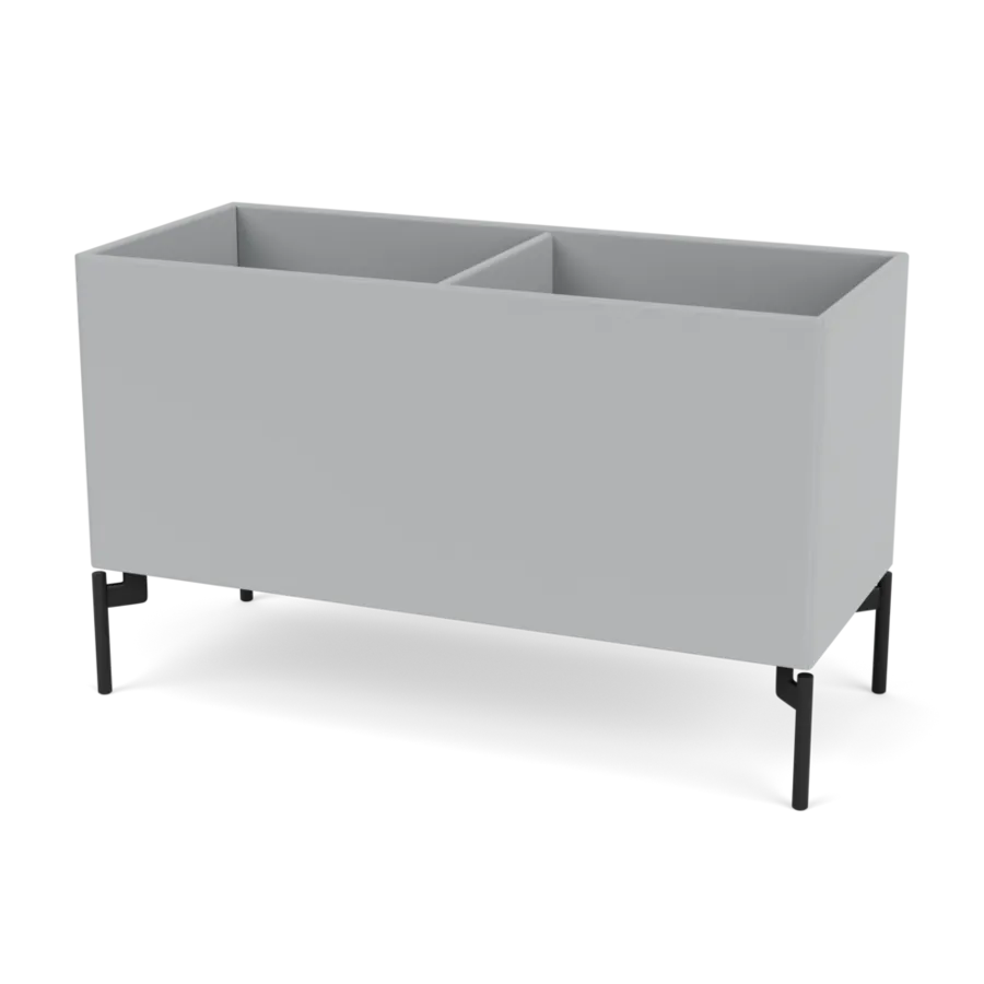 Plantekasse B69,6 cm D30, inkl. ben fra Montana - Fjord / Black - Jacobsen Plus