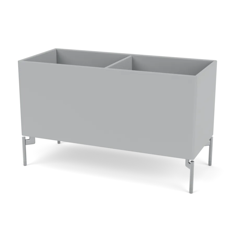Plantekasse B69,6 cm D30, inkl. ben fra Montana - Fjord / Krom - Jacobsen Plus