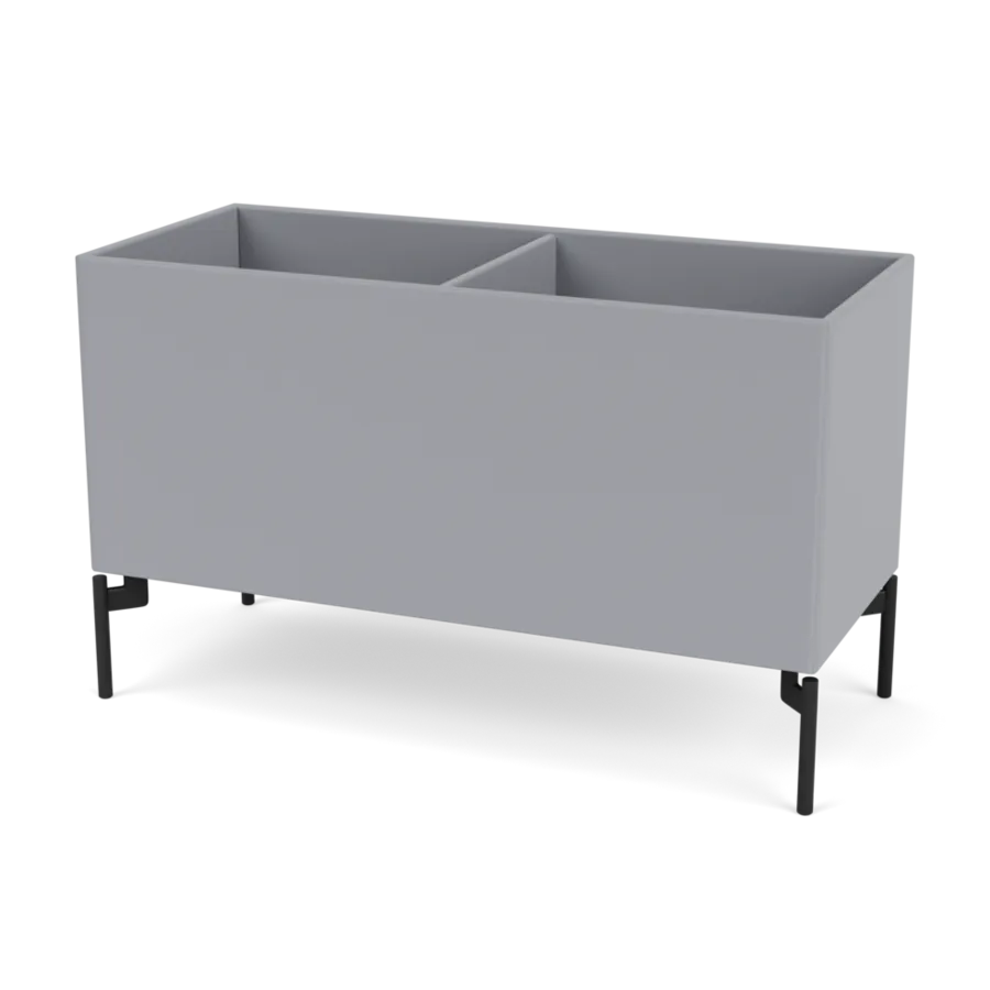 Plantekasse B69,6 cm D30, inkl. ben fra Montana - Graphic / Black - Jacobsen Plus