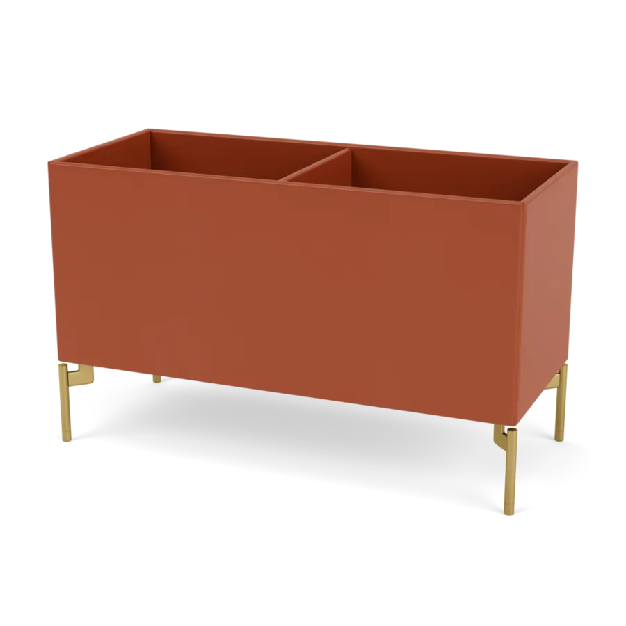 Plantekasse B69,6 cm D30, inkl. ben fra Montana - Hokkaido / Messing - Jacobsen Plus
