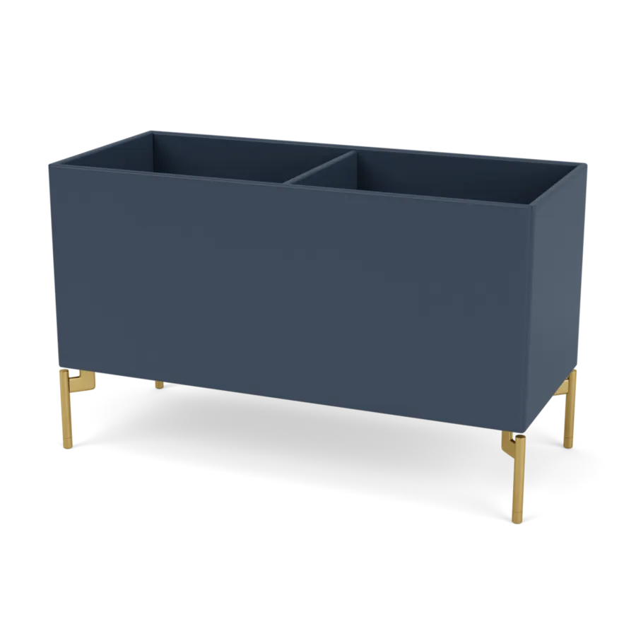 Plantekasse B69,6 cm D30, inkl. ben fra Montana - Juniper / Messing - Jacobsen Plus