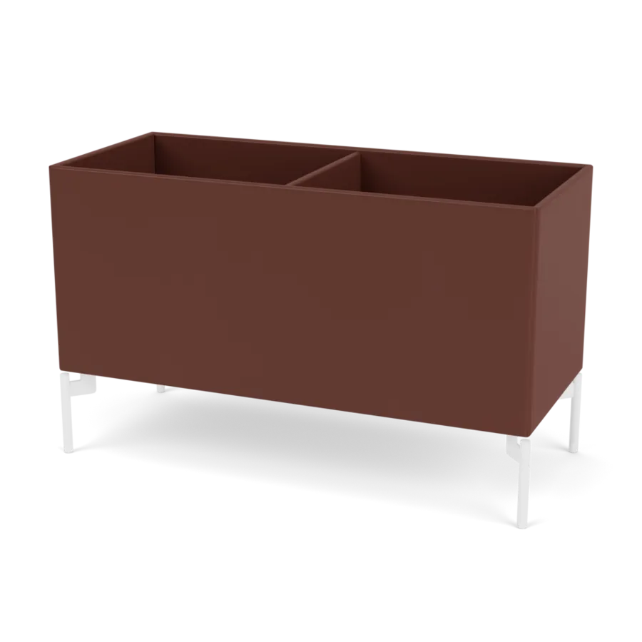 Plantekasse B69,6 cm D30, inkl. ben fra Montana - Masala / Snow - Jacobsen Plus