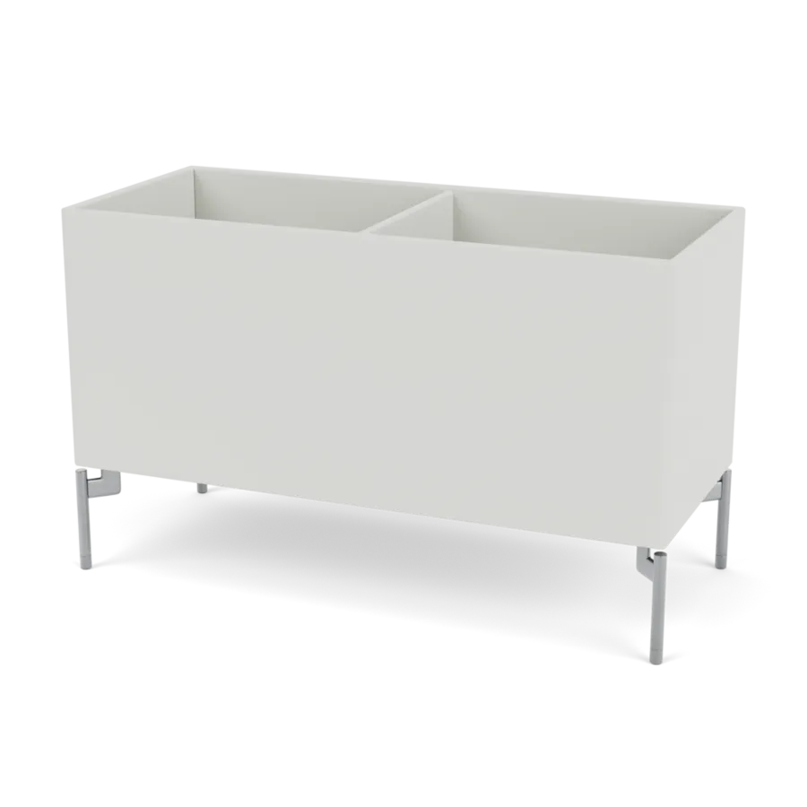 Plantekasse B69,6 cm D30, inkl. ben fra Montana - Nordic / Krom - Jacobsen Plus