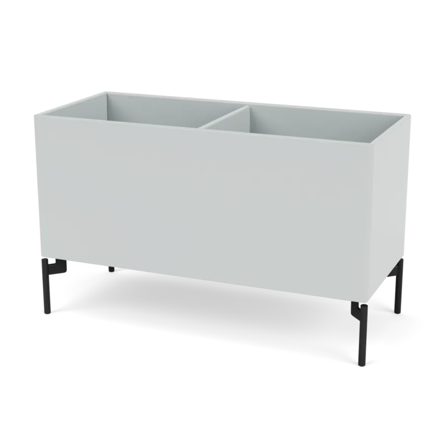 Plantekasse B69,6 cm D30, inkl. ben fra Montana - Oyster / Black - Jacobsen Plus