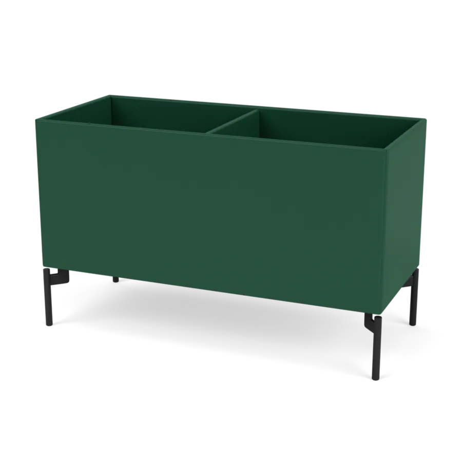 Plantekasse B69,6 cm D30, inkl. ben fra Montana - Pine / Black - Jacobsen Plus