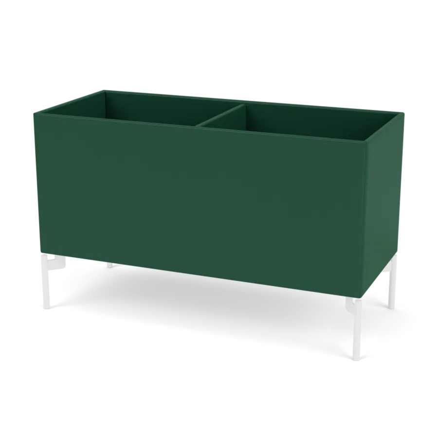 Plantekasse B69,6 cm D30, inkl. ben fra Montana - Pine / Snow - Jacobsen Plus