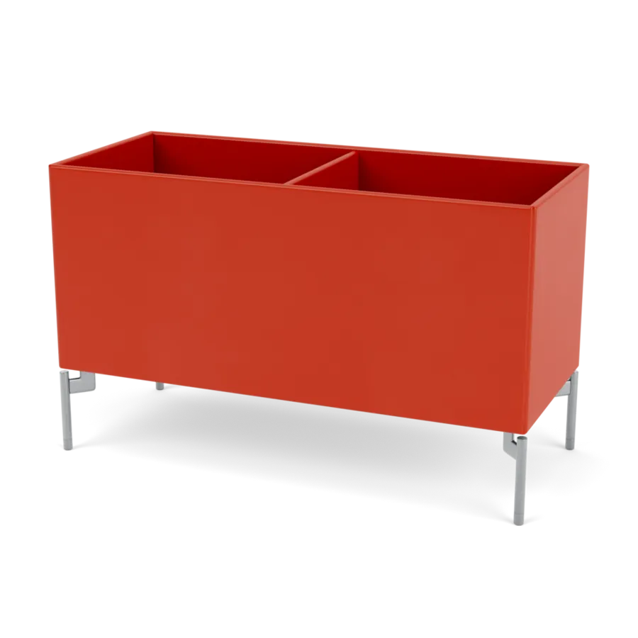 Plantekasse B69,6 cm D30, inkl. ben fra Montana - Rosehip / Krom - Jacobsen Plus