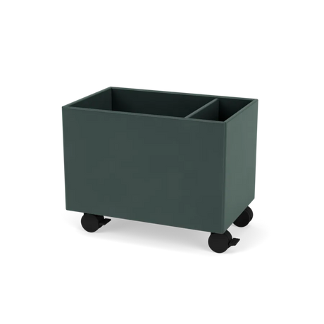 Plantekasse B46,8 cm, inkl. hjul fra Montana - Black Jade / Dybde: 30 cm - Jacobsen Plus