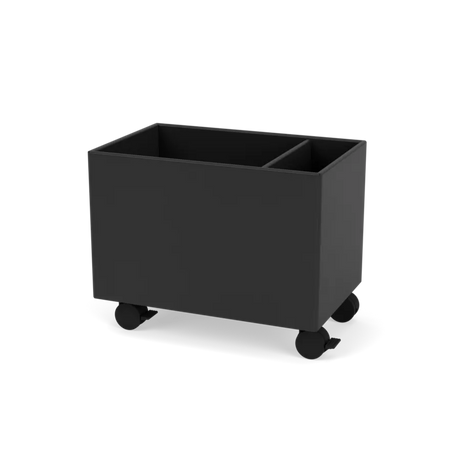 Plantekasse B46,8 cm, inkl. hjul fra Montana - Black / Dybde: 30 cm - Jacobsen Plus