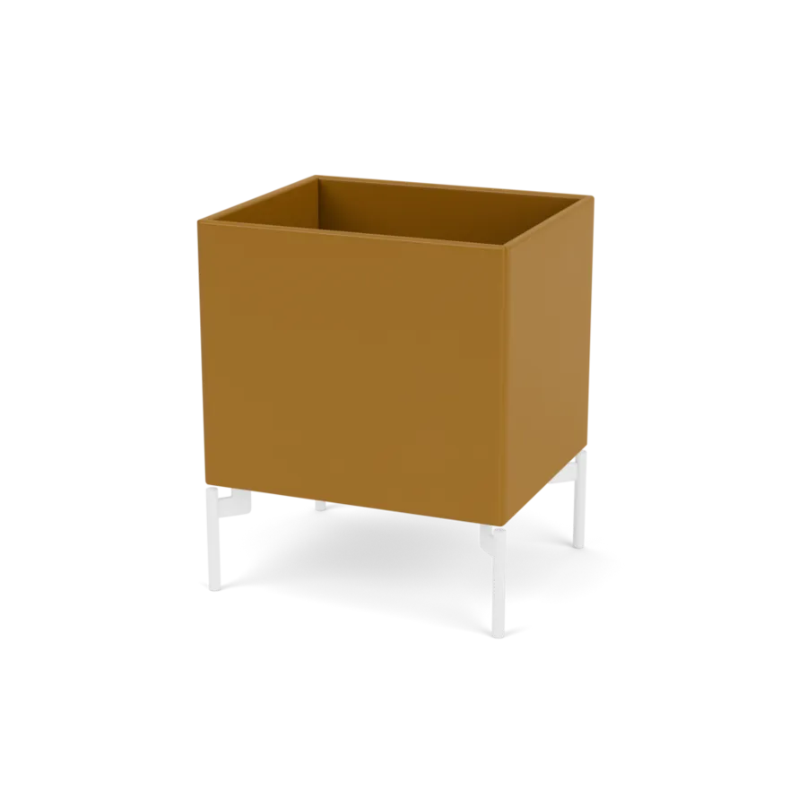 Plantekasse B35,4 cm D30, inkl. ben fra Montana - Amber / Snow - Jacobsen Plus