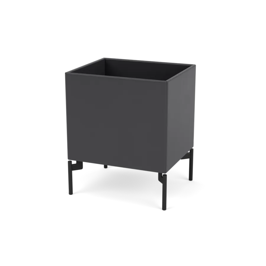 Plantekasse B35,4 cm D30, inkl. ben fra Montana - Anthracite / Black - Jacobsen Plus