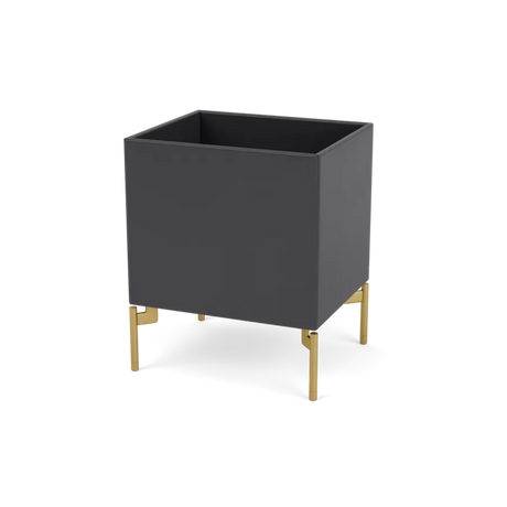 Plantekasse B35,4 cm D30, inkl. ben fra Montana - Anthracite / Messing - Jacobsen Plus