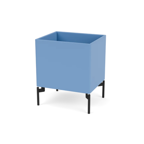 Plantekasse B35,4 cm D30, inkl. ben fra Montana - Azure / Black - Jacobsen Plus