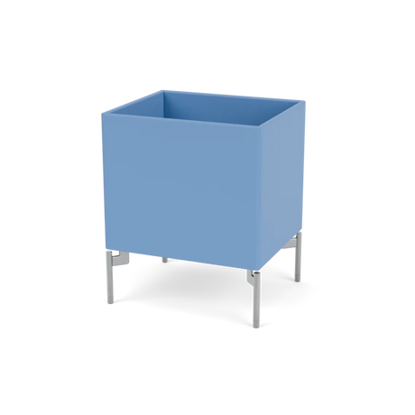 Plantekasse B35,4 cm D30, inkl. ben fra Montana - Azure / Krom - Jacobsen Plus