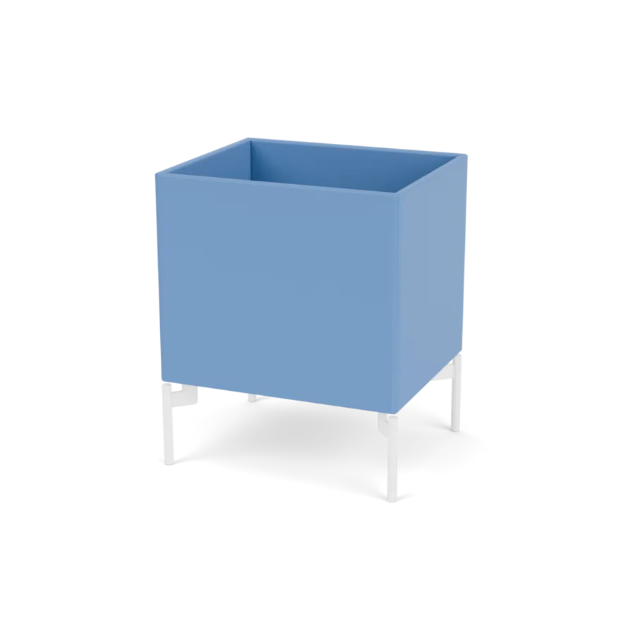 Plantekasse B35,4 cm D30, inkl. ben fra Montana - Azure / Snow - Jacobsen Plus