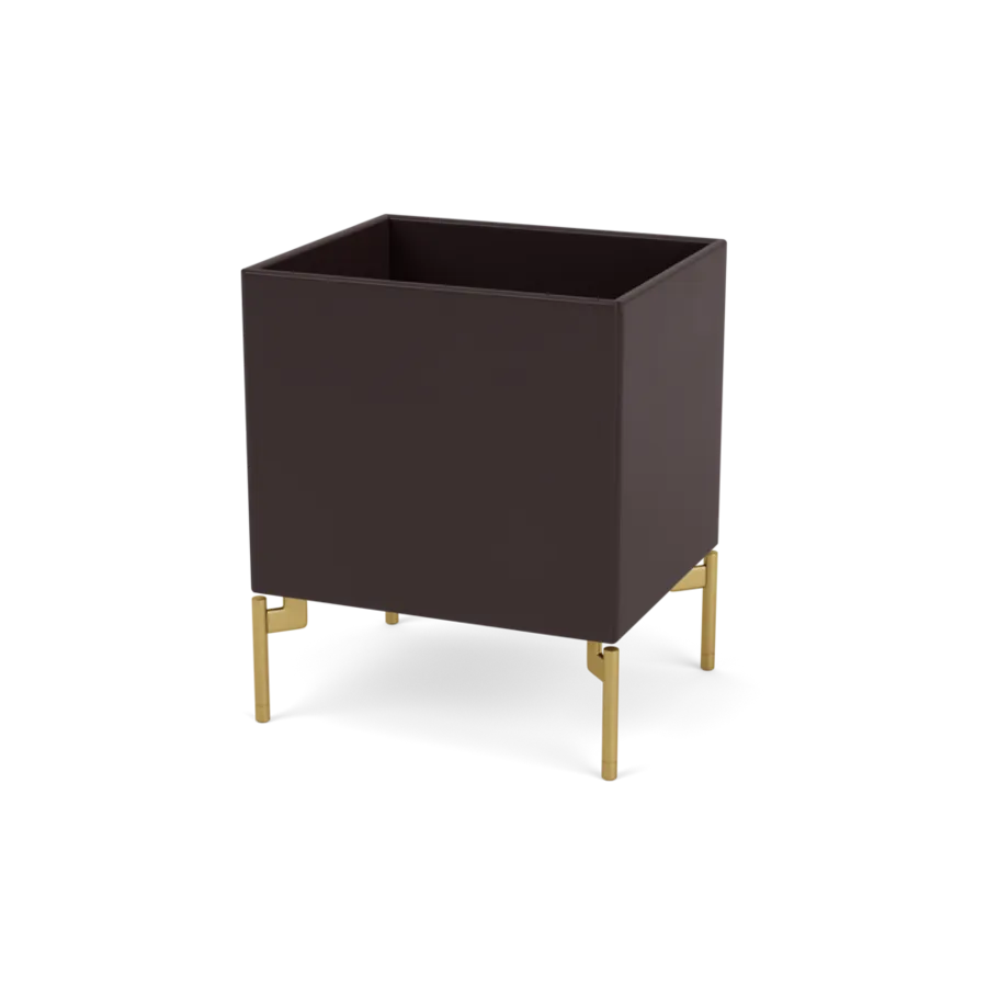Plantekasse B35,4 cm D30, inkl. ben fra Montana - Balsamic / Messing - Jacobsen Plus