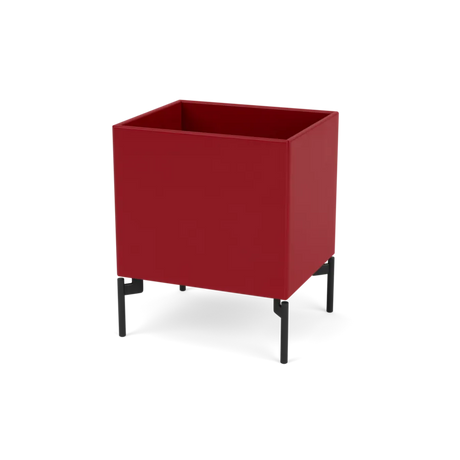 Plantekasse B35,4 cm D30, inkl. ben fra Montana - Beetroot / Black - Jacobsen Plus