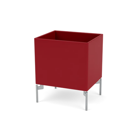 Plantekasse B35,4 cm D30, inkl. ben fra Montana - Beetroot / Krom - Jacobsen Plus